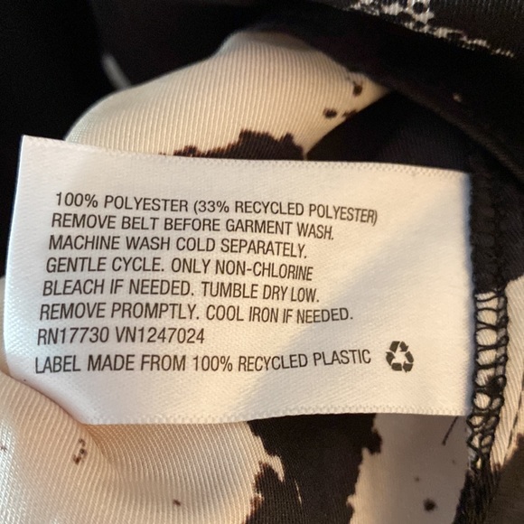 Alexis Black + White (Off-White) Long Sleeve Dress, M - Picture 15 of 16